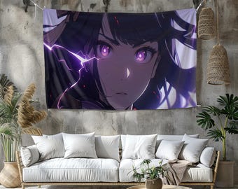 Arazzo Genshin Impact: vivace decorazione murale ispirata al gioco anime