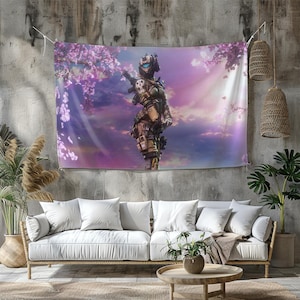 Titanfall Tapestry: Personalized Gaming Wall Art, Vibrant Colors