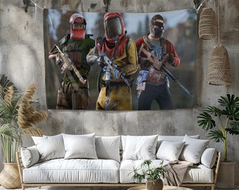 Arazzo color ruggine: decorazione murale personalizzata per videogiochi, anime e film