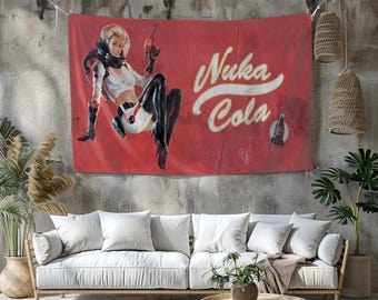 Fallout Tapestry: Spersonalizowana dekoracja pokoju do gier, żywe kolory