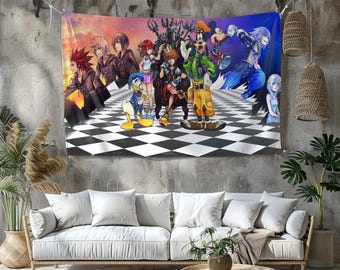 Kingdom Hearts Tapestry: levendige game-anime muurkunst