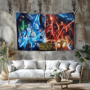Star Wars Tapestry | Different sizes Personalized Printing | Gaming Tapestry | Customized Tapestry | Game, Anime, Tapestry