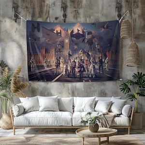 Star Wars Tapestry | Different sizes Personalized Printing | Gaming Tapestry | Customized Tapestry | Game, Anime, Tapestry