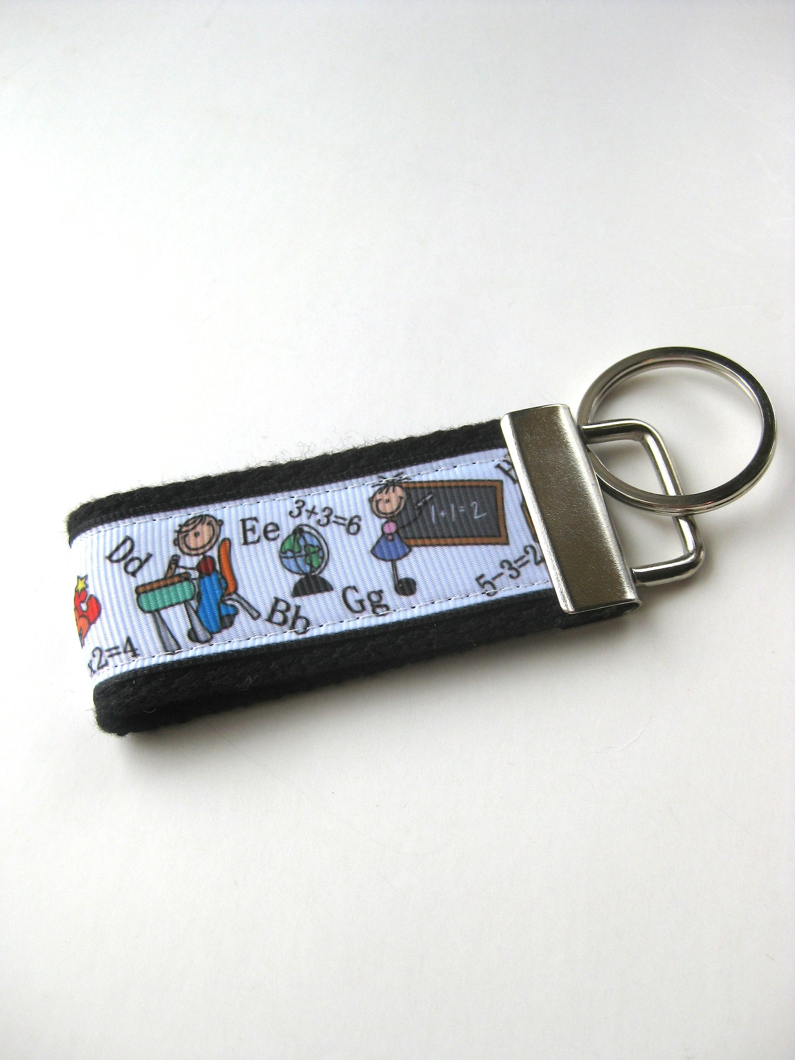 Teacher Gift Under 10 Wristlet Key Fob Math Teacher KEY Etsy