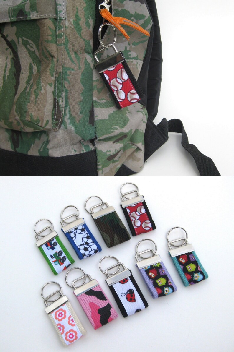 Kids Keychain for Backpack Backpack Zipper Pull for Kids Etsy