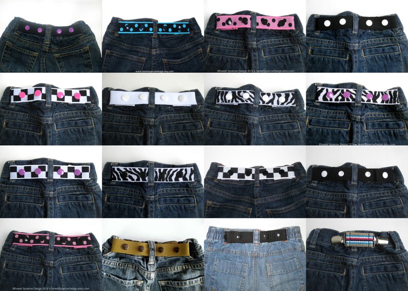 Toddler Girl Belt Girls Black Pink Belt Kids Elastic BELT Etsy