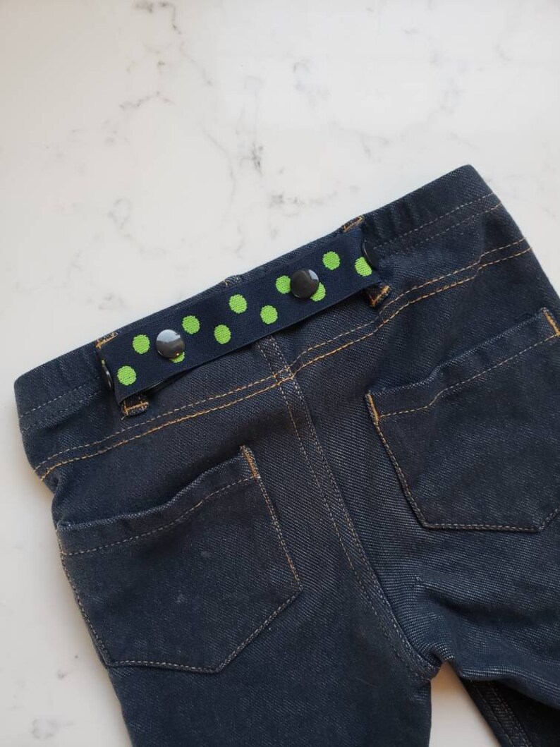 Toddler Boy Belt Elastic SNAP BELT Navy Blue Baby Belt Etsy