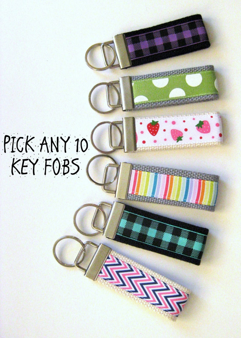 Womens Gift for Her 10 Mini KEY FOB Christmas Stocking Etsy