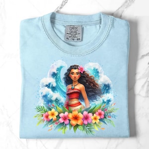 Comfort Colors®Disney Moana Shirt, Moana Birthday Shirt, Disney Toddler Shirt, Disney Princess Shirt, Moana Movie Shirt, Moana Disney World