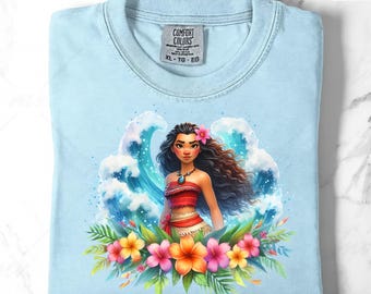 Comfort Colors®Disney Moana Shirt, Moana Birthday Shirt, Disney Toddler Shirt, Disney Princess Shirt, Moana Movie Shirt, Moana Disney World