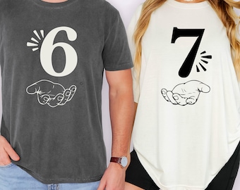 Comfort Colors® 67 Hand Funny Six Seven Shirt, Meme Generation Alpha Tee, Trendy 67 Tshirt, Funny Gen Alpha Gift,Social Media Humor Crewneck