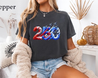 250 Years of Freedom T-Shirt, America 250 Years Freedom Patriotic USA Tee, 4th of July, Proud Patriotic American Shirt
