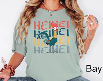 Comfort Colors® Disney Hei Hei Shirt, Moana Hei Hei Shirt, Disney Hei Girl Hei Toddler Shirt, Disney Friends Trip, Disneyland Girls Vacation