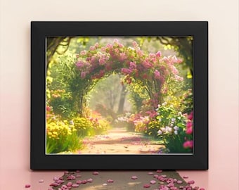To The Secret Garden - Framed Photo