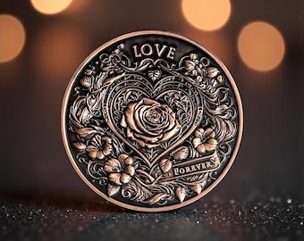 Moneda coleccionable Love Forever