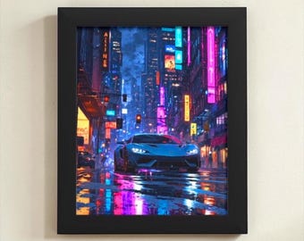 Midnight Velocity - Framed Photo