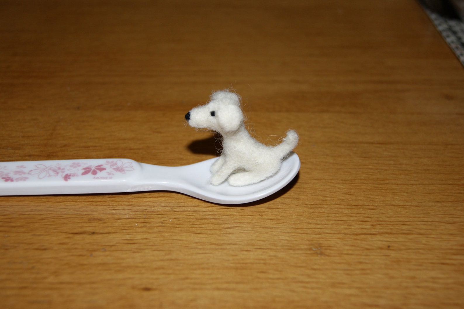 Felt Dog Felt Toy Natural Wool Toy Tiny Soft Sculpture Etsy