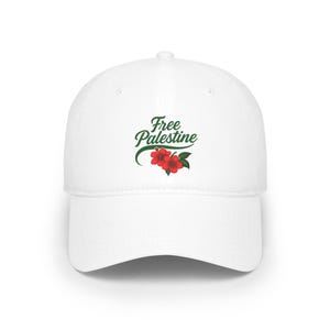 Free Palestine Cotton Cap: Protest Solidarity, Human Rights