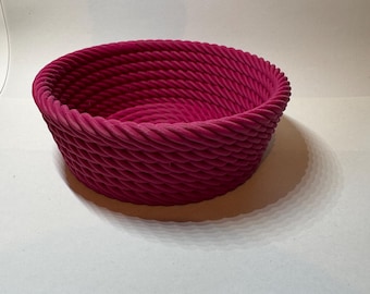 Rope Design Decorative Bowl, Catchall Bowl for Living Room, Hallway and Shelf