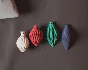 Modern Christmas Bauble, Geometric Tree Ornament with Selectable Design