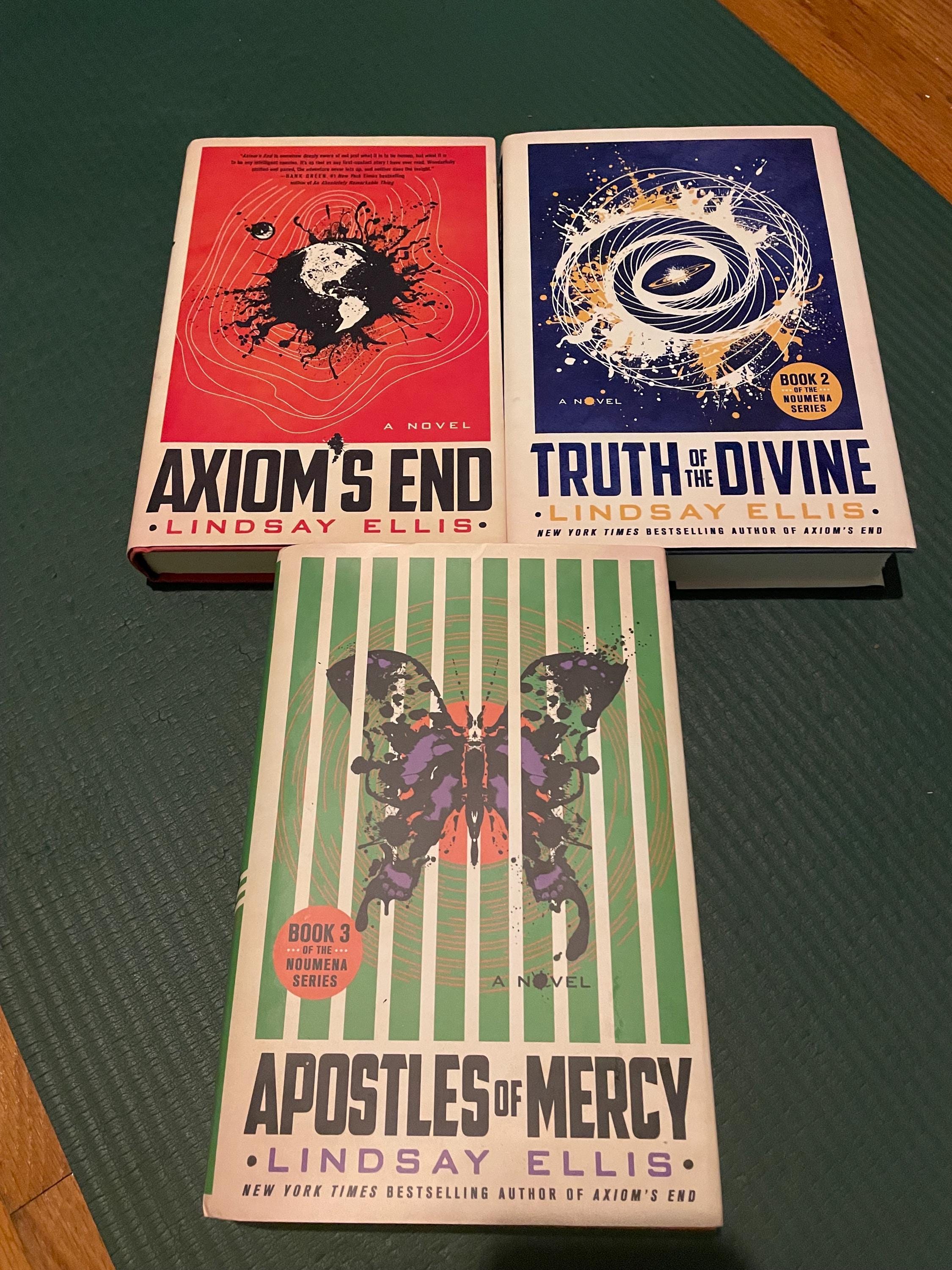 【Signed】The Noumena Series Lindsay Ellis Lindsay Ellis Noumena Trilogy – Complete Hardcover Sci-fi Set