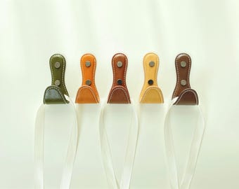 Retro Leather Wall Hooks, Minimalist Hangers, Modern Wall Decor for Coats, Clothes, Hats