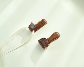 Handmade Retro Leather Wall Hooks, Minimalist Hangers, Modern Wall Decor for Coats, Clothes, Hats