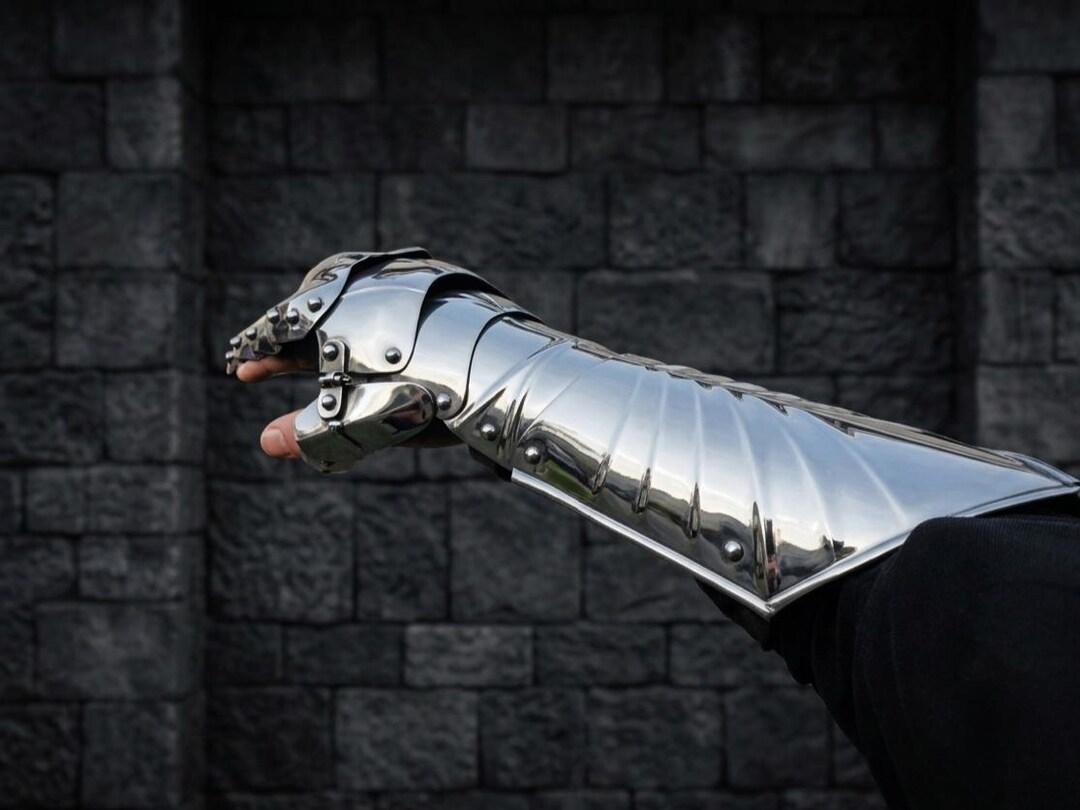 Handmade Steel Gloves – Knight Armor Hand Protection, Arm Gauntlet ...