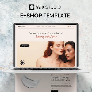 Beauty eCommerce Wix Studio Template: Modern Online Cosmetics Store