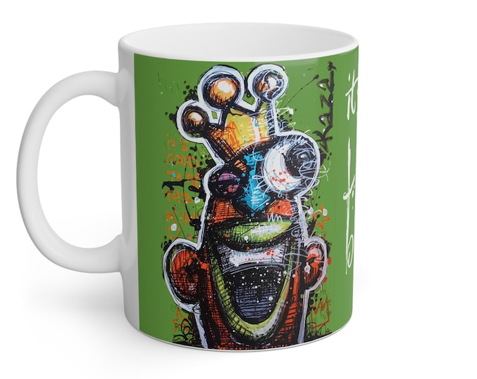 325 ml (11 oz) Art Mug, Original Design by Kaza