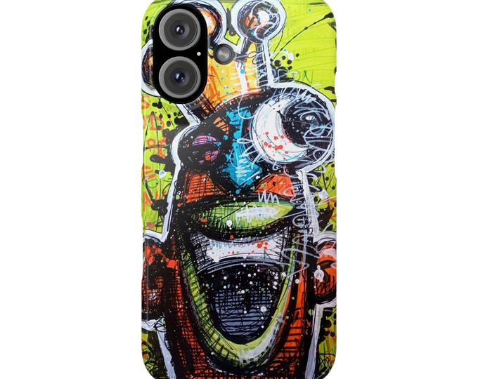 Vibrant Artist Snap Cases | Funky Phone Covers for Trendsetters, Unique Gifts, Graffiti Style, Colorful Tech Accessories