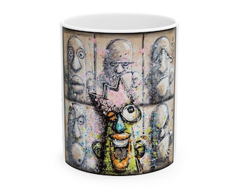 Artistic mug “It's good to be the king”, Original design by Kaza
