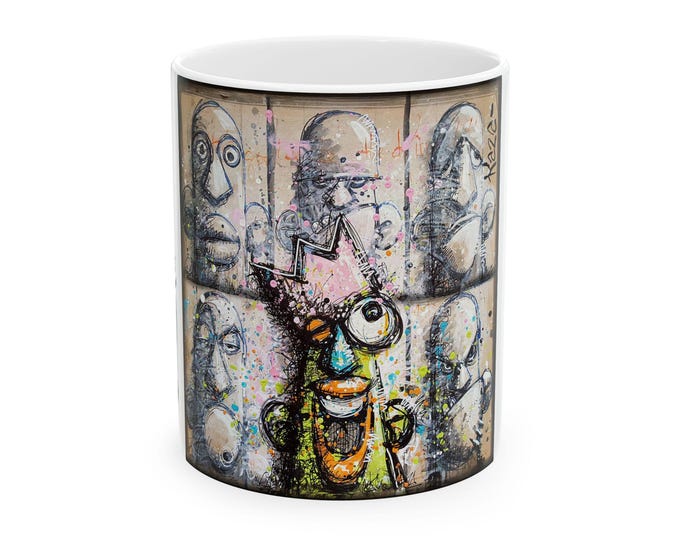 Artistic mug “It's good to be the king”, Original design by Kaza