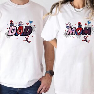 Camiseta de cumpleaños de Spidey y sus increíbles amigos, camiseta de cumpleaños de Marvel Spidey para niño, camiseta de cumpleaños infantil de Ghost Spider, camiseta a juego para la familia de superhéroes imagen 2