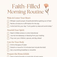 Miracle Morning SAVERS Printable: Good Morning Routine Inspiration (PDF ...