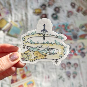 the tale of green cap man | light dragon | loz | dragon art