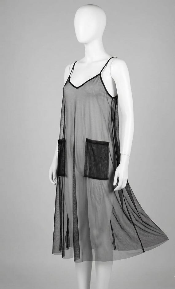 grey see through dress Sheer Mesh Cover up for Women, Transparent Net Dress, Goth Festival Outfit, Y2K Streetwear Overlay Dress, Midi Dress Baby Dresses