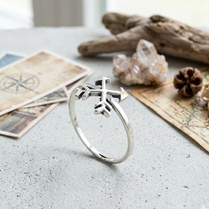 Crossed Arrow Ring - Etsy