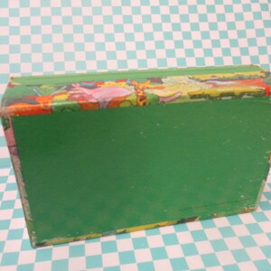 Groovy Psychedelic Mod Pencil Box, Jungle Scene Treasure Trinket Box ...