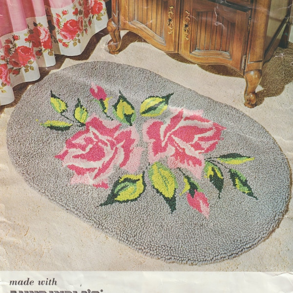 Aunt Lydia Punch Needle Rug Pattern Etsy