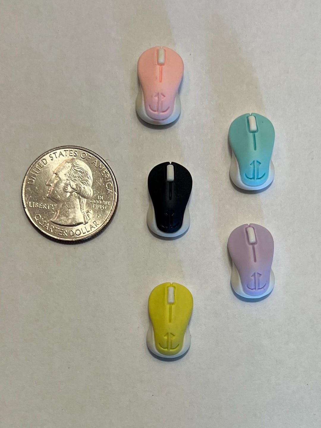Plastic Computer Mouse Design 3D Acrylic PVC Computer Mouse Set of 1 - Etsy
