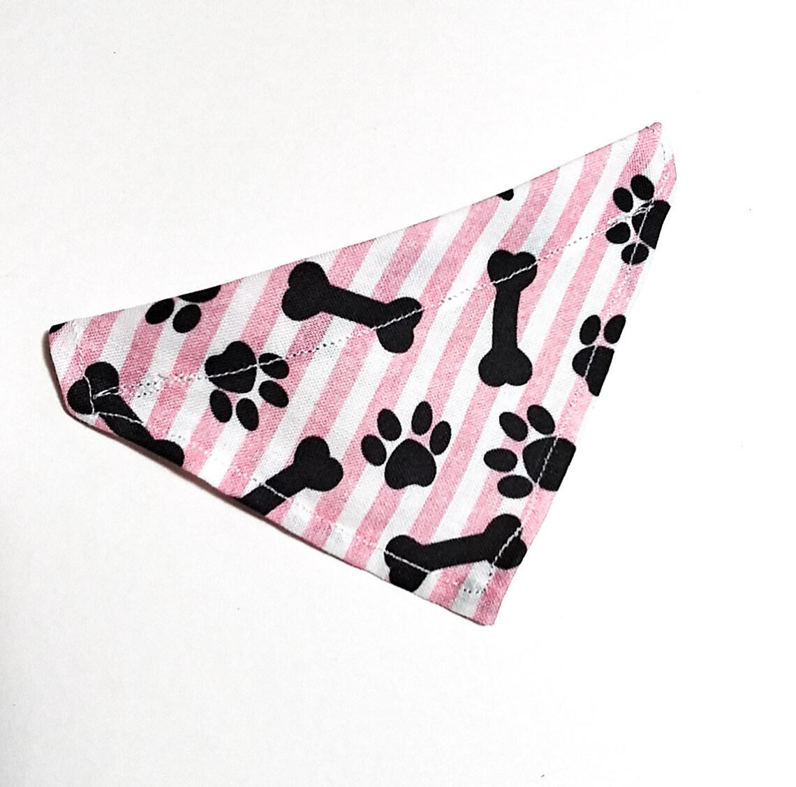 Over the Collar Dog Bandana Size XS No Tie Bandana Bib Puppy Etsy