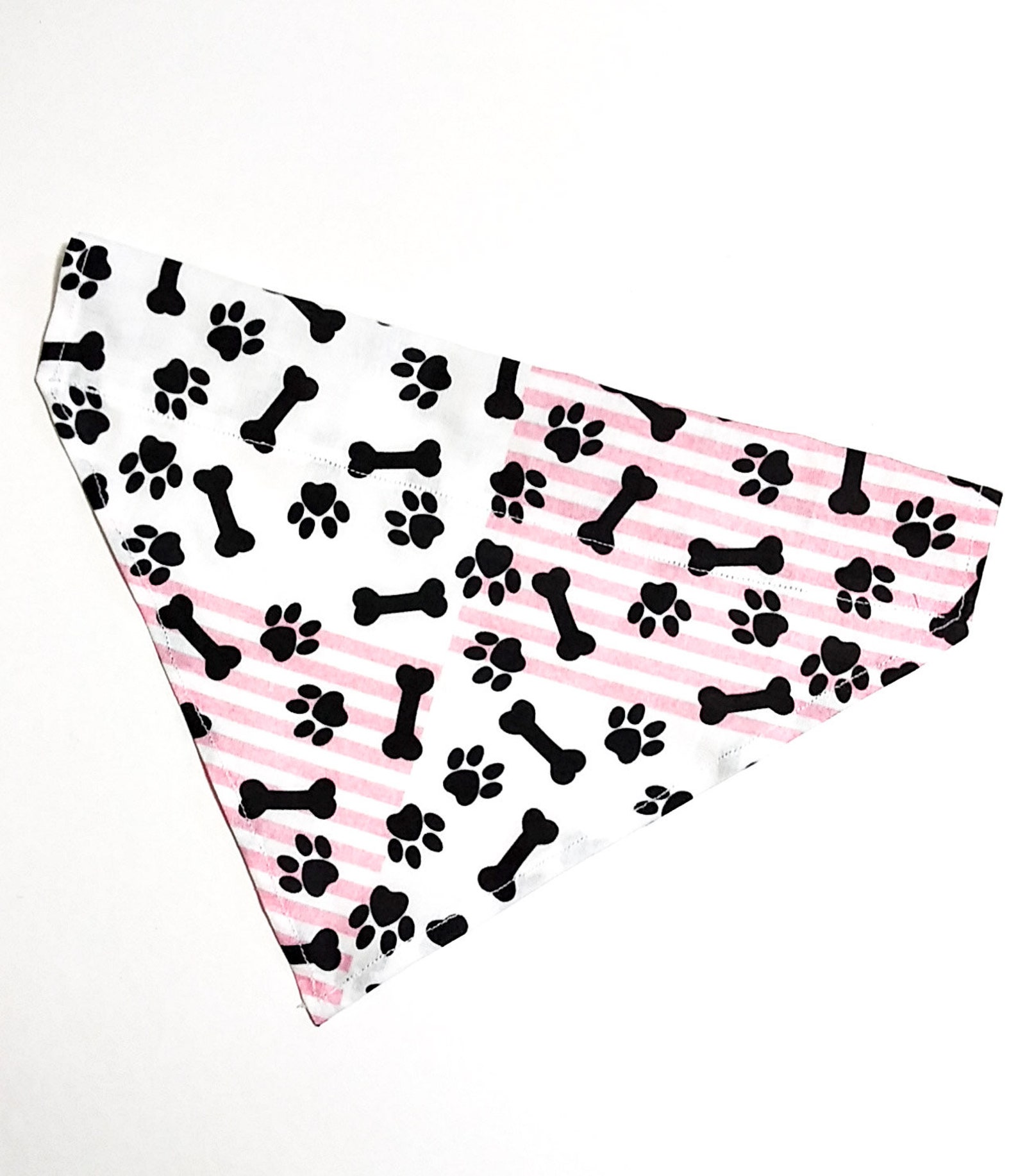 Over the Collar Dog Bandana Size Medium No Tie Bandana Bib Dog Etsy