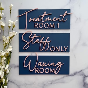 Benutzerdefinierte Salon Zeichen, Türschilder, Ästhetische Schönheit Raum, Wimpern und Nägel Raumdekor, Medspa Beschilderung