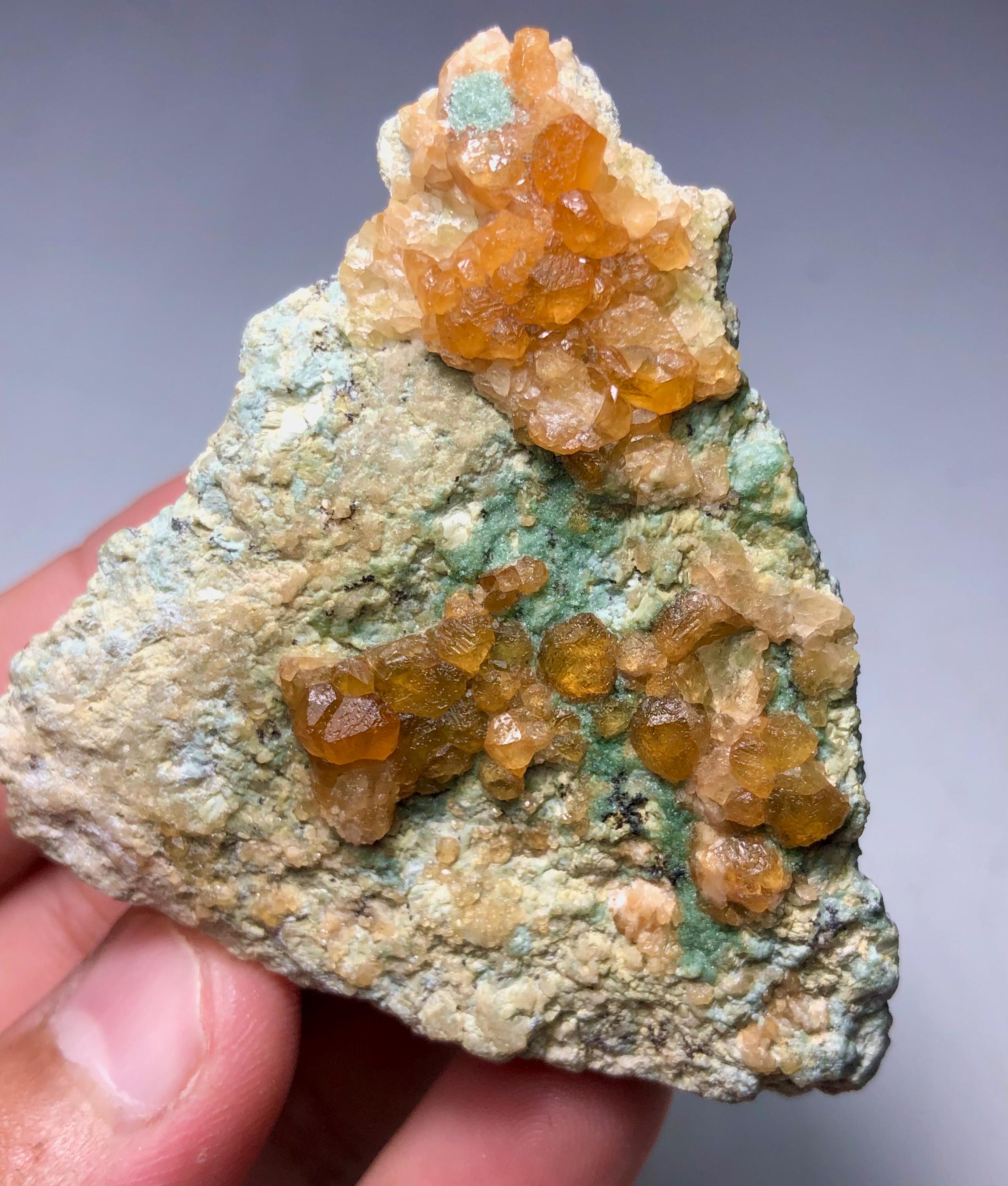 Yellow Garnet Specimen - Etsy