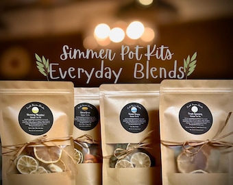 Simmer Pot Kits for Home Fragrance|Natural Stovetop Potpourri|Everyday Scents