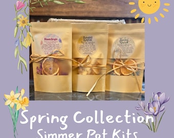 Spring Simmer Pot Kit Collection|Natural Potpourri|Spring Home Fragrance