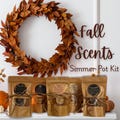 Seasonal Fall Simmer Pot Kit - Natural Home Fragrance with Dried Fruits & Spices