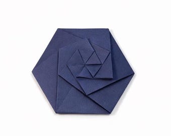 Hexagonal Envelope   Mail Box Origami | Traditional Packaging, Box, Envelope | Handmade Paper Gift Packaging | Eco-Friendly | Ready to Ship