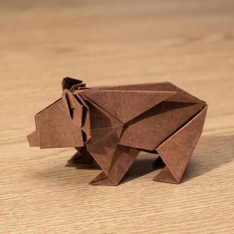 Origami Paper Bears - Etsy